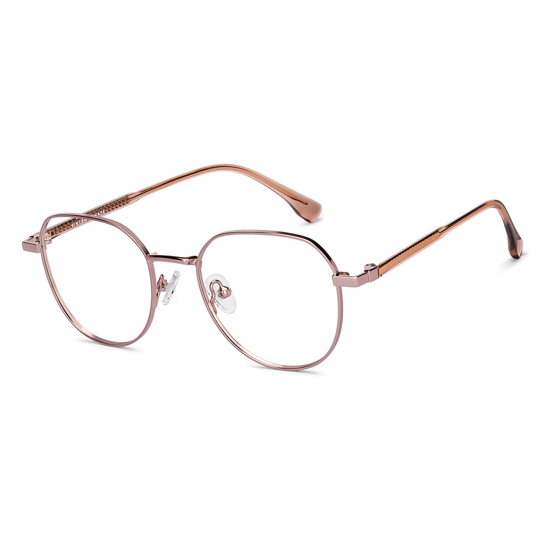 Buy Copper Brown Full Rim Round Vincent Chase Sleek Steel VC E15069-C2 ...