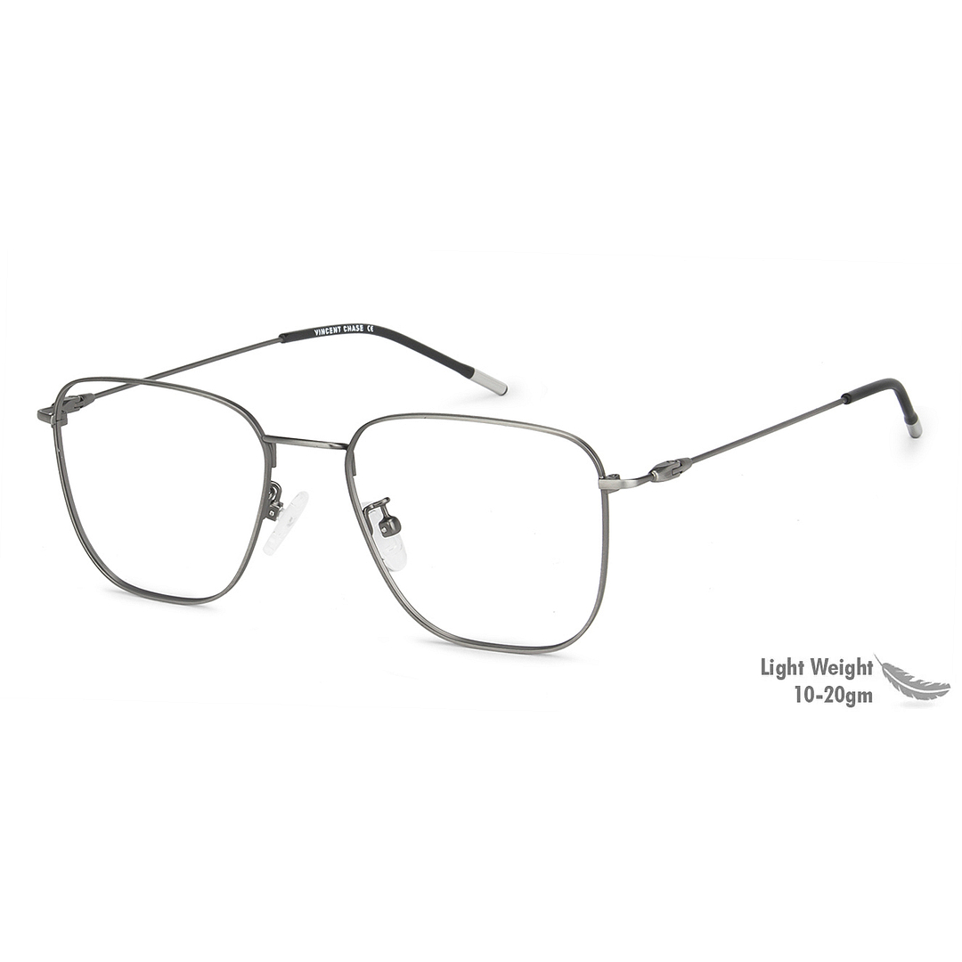 Buy Gunmetal Black Full Rim Square Vincent Chase SG Essentials VC ...