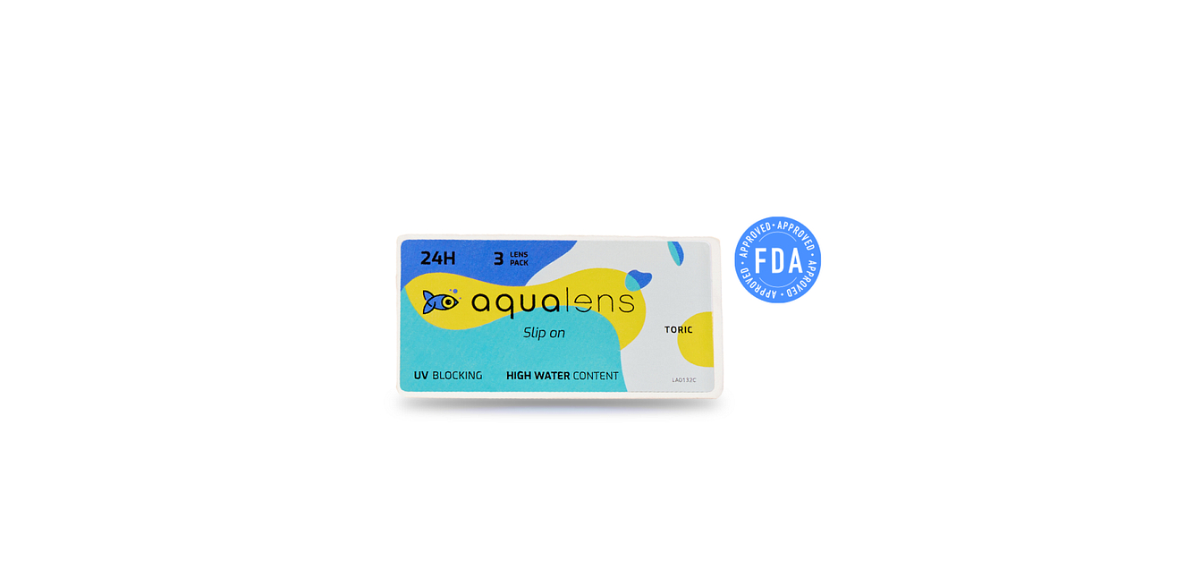 Aqualens  Toric Monthly Disposable 24Hrs in specs