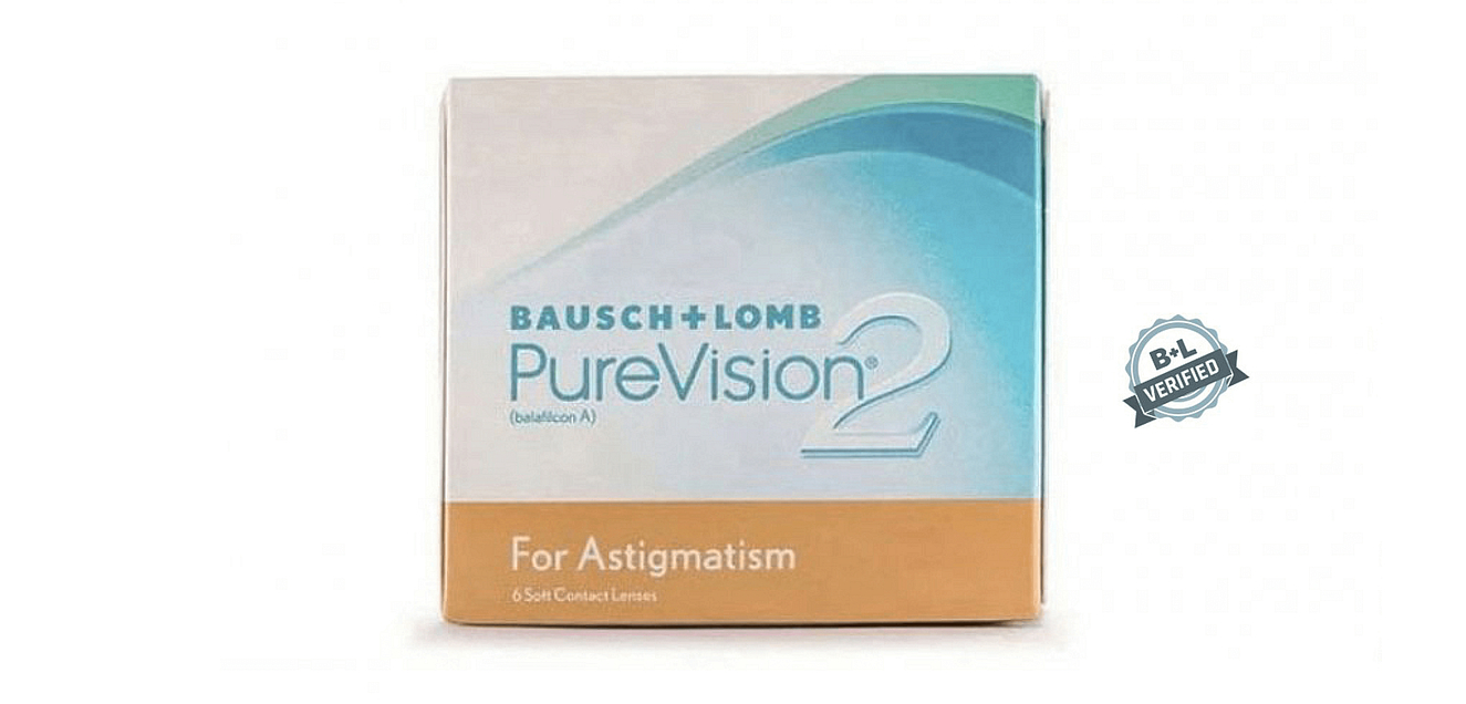 Bausch & Lomb  Purevision 2 Astigmatism Monthly Disposable in specs