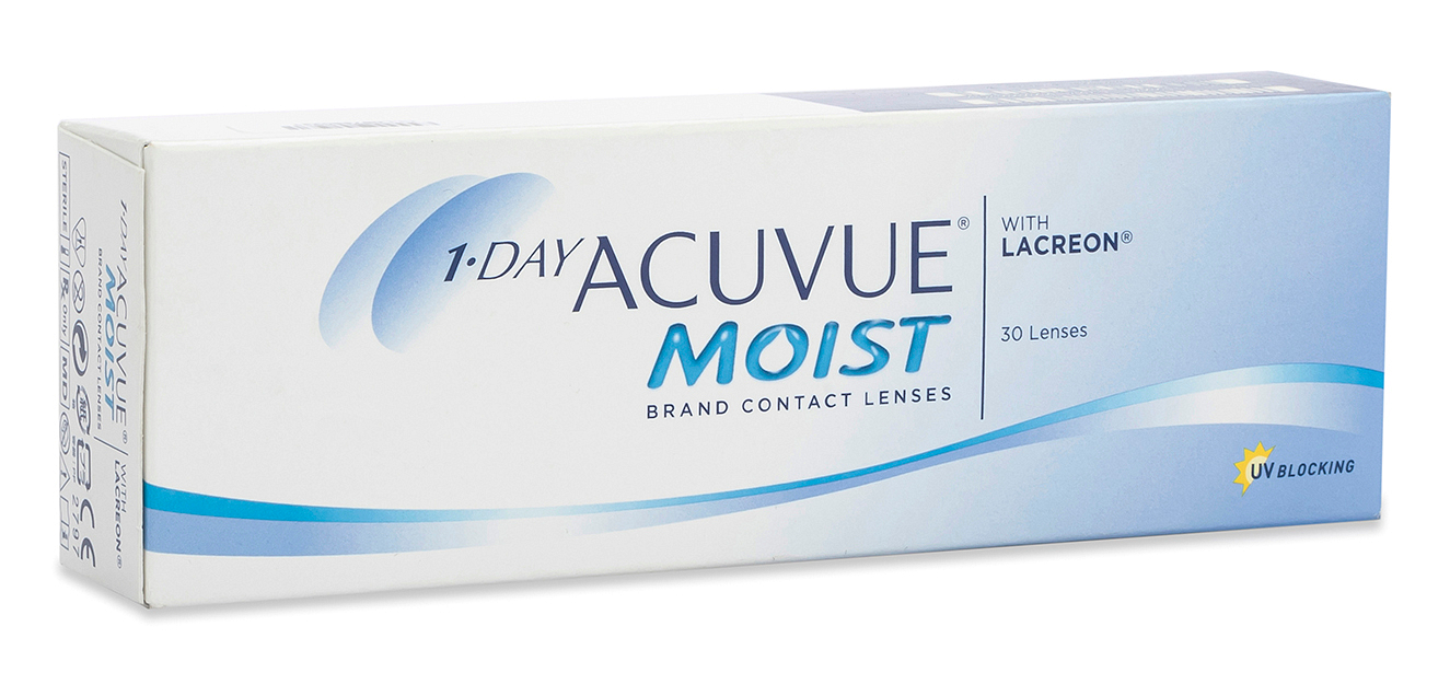 Acuvue  Moist Daily Disposable with BC 8.5 10Hrs in specs