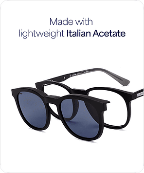 Buy Blue Black Full Rim Square John Jacobs JJ E17138-C2 JJ Flip