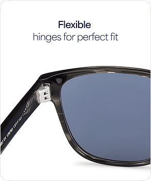 Buy John Jacobs Grey Hand-polished Acetate Wayfarer Sunglasses