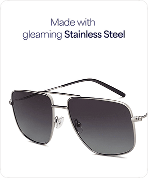 Buy Grey Gradient Silver Full Rim Square John Jacobs JJ