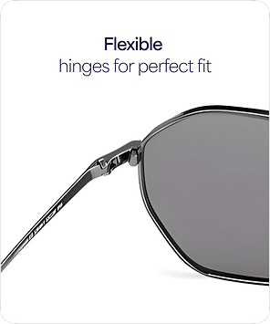 Buy John Jacobs Grey Stainless Steel Hexagonal Sunglasses Online