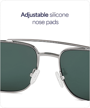 Buy John Jacobs Silver Stainless Steel Square Sunglasses Online