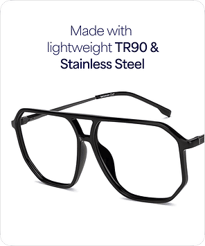 Lenses Air Force Glasses Frames Buy Lenskart Blu Unisex Anti Glare - Main Image