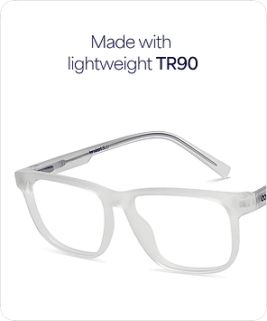 Buy Blue Block Zero Power Screen Glasses Transparent Full Rim