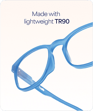 Buy Ocean Blue Full Rim Square Lenskart HUSTLR LA E15417-W C1