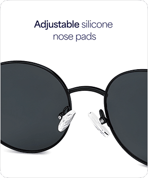 Buy Vincent Chase Black Stainless Steel Round Sunglasses Online