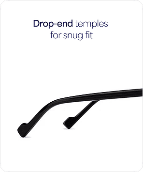 Black Grey Transparent Full Rim Rectangle Vincent Chase Classic