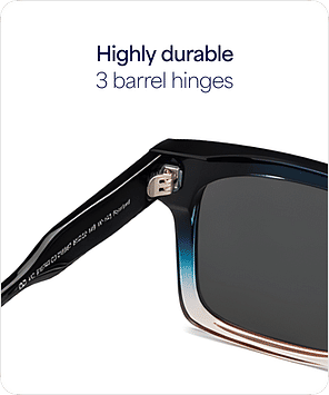 Buy Blue Transparent Grey Full Rim Square Vincent Chase CLASSICS