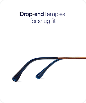 Buy Copper Blue Full Rim Geometric Vincent Chase SLEEK STEEL VC