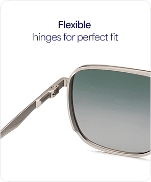 エックス15.1 Buy Green Gradient Silver Full Rim Square Vincent Chase Polarized