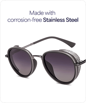 Buy Grey Gradient Gunmetal Green Full Rim Aviator Vincent Chase