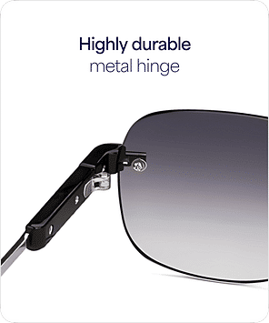 Buy Grey Gradient Silver Rimless Square Vincent Chase Cruise Edit