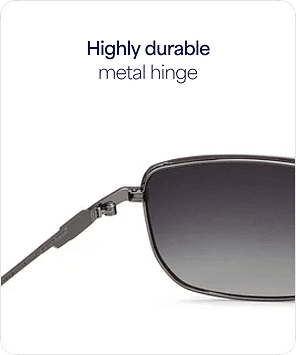 Buy Gunmetal Grey Gradient Full Rim Rectangle Square Vincent Chase