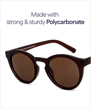 Pink Brown Full Rim Round Vincent Chase HAVANA VC S14596-C2 Sunglasses