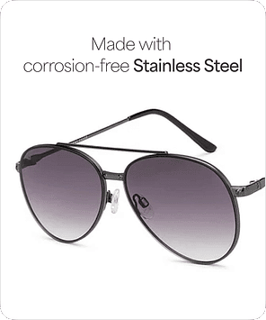 Buy Pink Gradient Gunmetal Full Rim Aviator Vincent Chase Economic