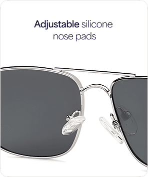 Buy Silver Black Full Rim Rectangle Square Vincent Chase