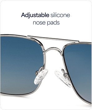 Buy Silver Black Gradient Full Rim Rectangle Square Vincent