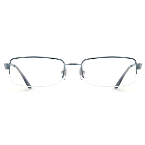 BRANDED Sky Blue Full Rim Rectangle left side