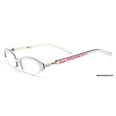 BRANDED Black Half Rim Round right side