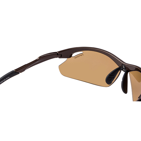 BRANDED Dark Brown Half Rim Others left side