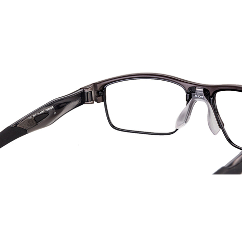 Oakley Light Gray Full Rim Rectangle left side