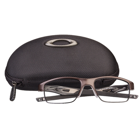 Oakley Light Gray Full Rim Rectangle left side