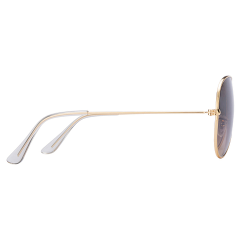 BRANDED Gold Full Rim Aviator right side