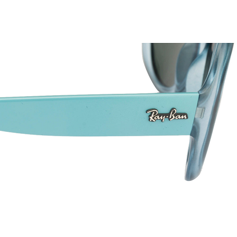 Ray-Ban Sky Blue Full Rim Round left side