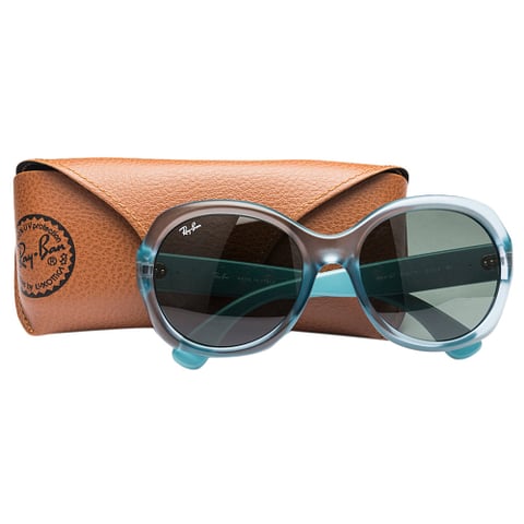 Ray-Ban Sky Blue Full Rim Round left side