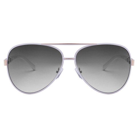 BRANDED Gold Full Rim Aviator left side