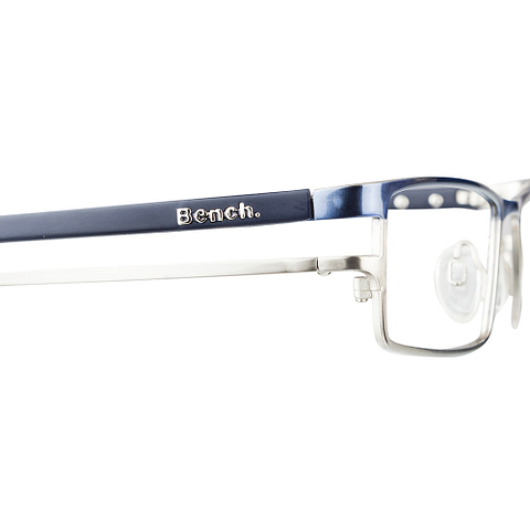 BRANDED Silver Full Rim Rectangle right side