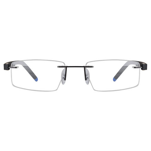Lenskart Air Online Black Rimless Rectangle left side