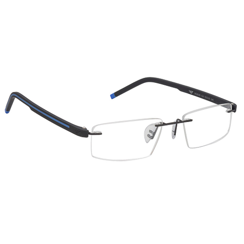 Lenskart Air Online Black Rimless Rectangle right side