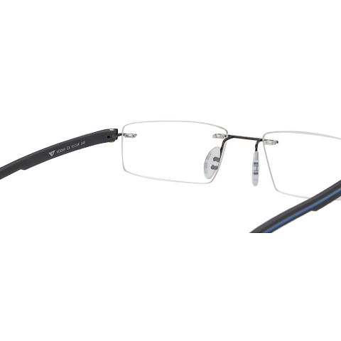 Lenskart Air Online Black Rimless Rectangle left side