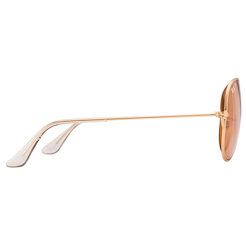 Ray-Ban Gold Full Rim Aviator right side