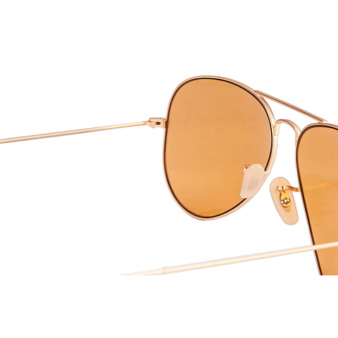 Ray-Ban Gold Full Rim Aviator right side