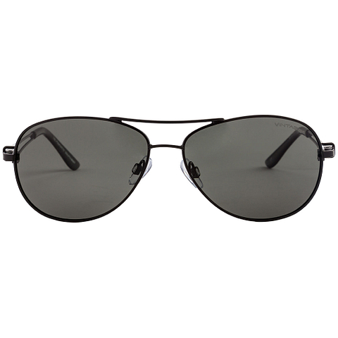 Vintage Black Full Rim Aviator left side Vintage Black Full Rim Aviator left side