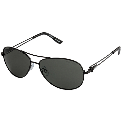 Vintage Black Full Rim Aviator left side Vintage Black Full Rim Aviator left side
