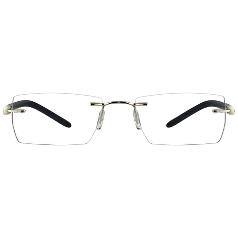 BRANDED Black Rimless Rectangle right side BRANDED Black Rimless Rectangle right side
