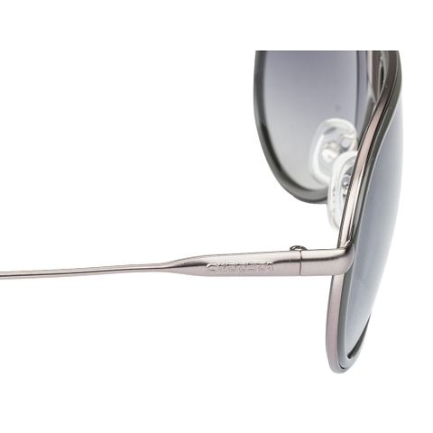 BRANDED Light Gray Full Rim Aviator left side