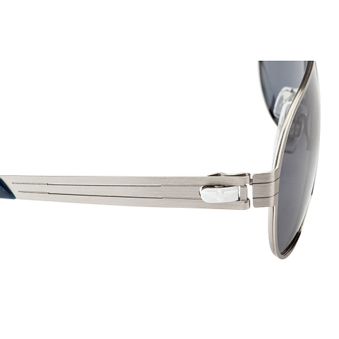 BRANDED Silver Full Rim Aviator left side
