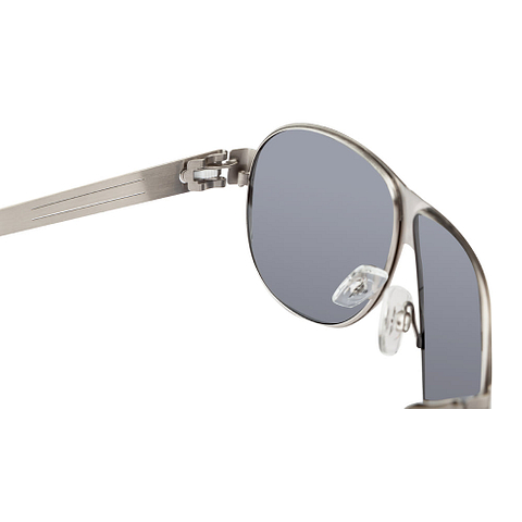 BRANDED Silver Full Rim Aviator right side