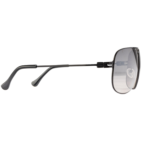 BRANDED Black Full Rim Aviator left side BRANDED Black Full Rim Aviator left side