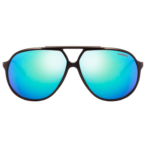 BRANDED Black Full Rim Aviator left side