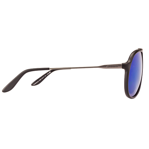 BRANDED Black Full Rim Aviator left side