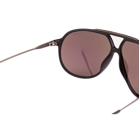 BRANDED Black Full Rim Aviator left side